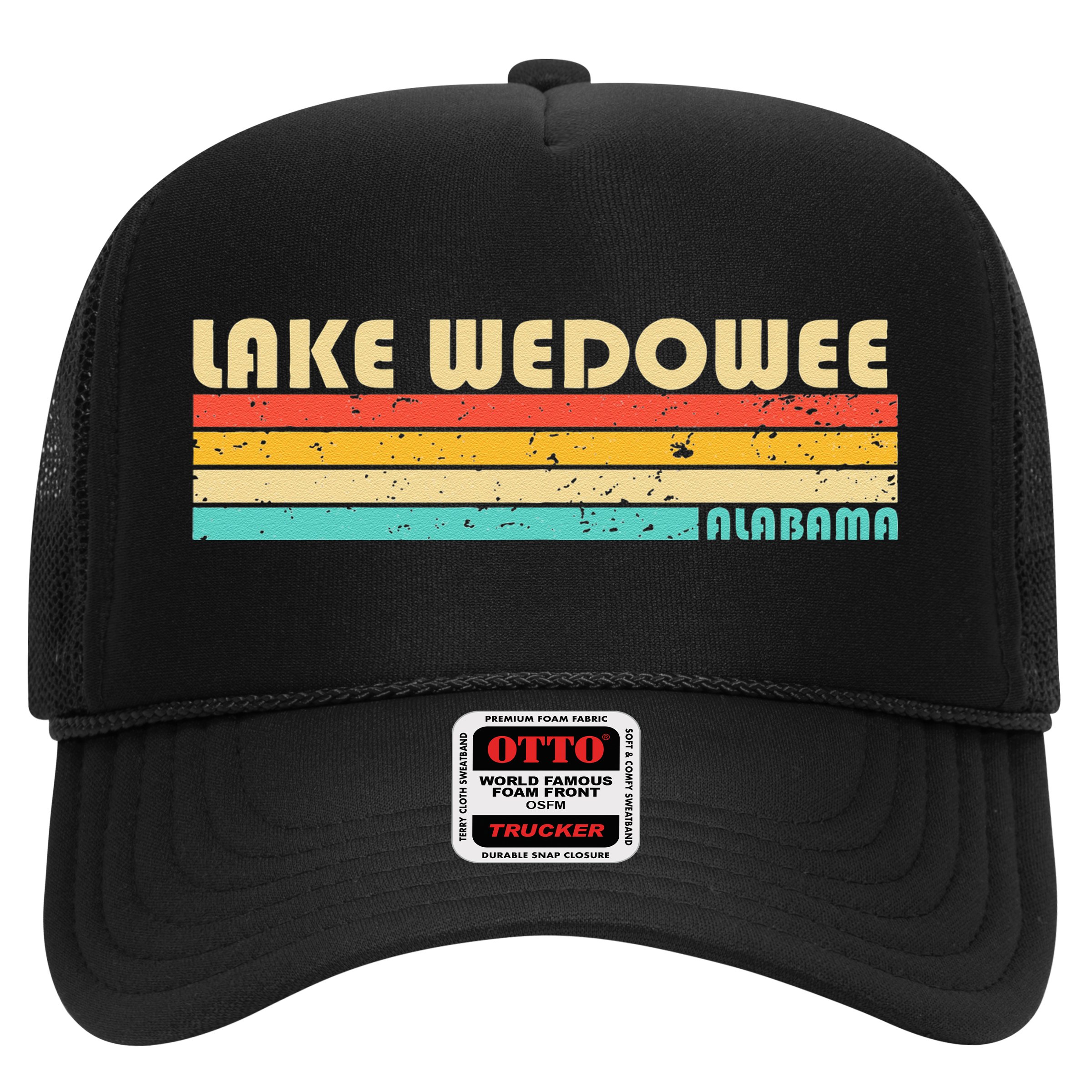 LAKE WEDOWEE ALABAMA Funny Fishing Camping Summer Hat
