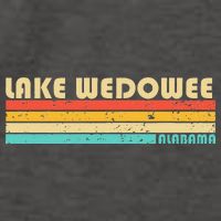 LAKE WEDOWEE ALABAMA Funny Fishing Camping Summer Vector Backpack