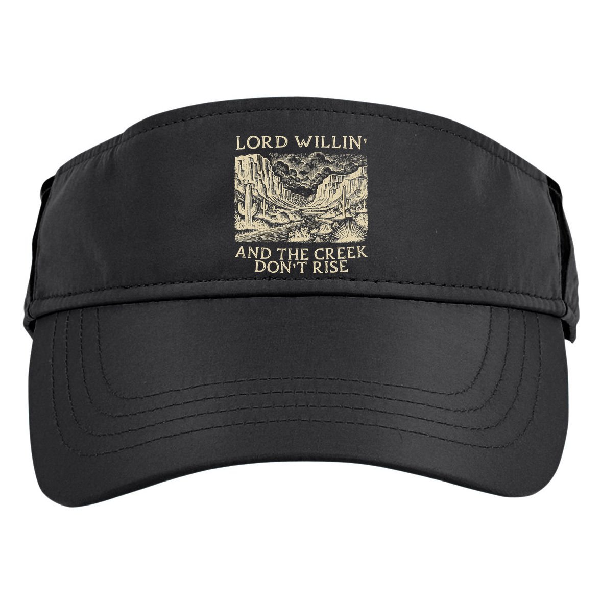 Lord Willing And The Creek DonT Rise Adult Drive Performance Visor