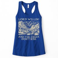 Lord Willing And The Creek DonT Rise Womens Tank Top