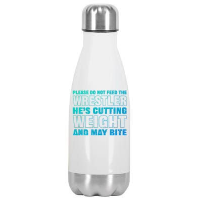 Ll Wrestlers And Wrestling Lovers Wrestling Gift Stainless Steel Insulated Water Bottle