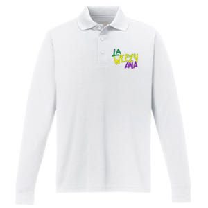 La Weezy Anna Performance Long Sleeve Polo