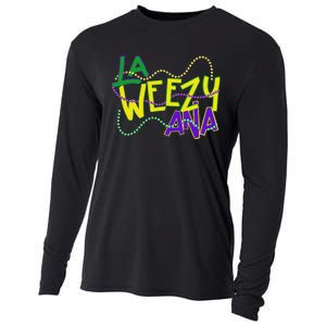 La Weezy Ana Mardi Gras Louisiana Fat Tuesday New Orleans Cooling Performance Long Sleeve Crew