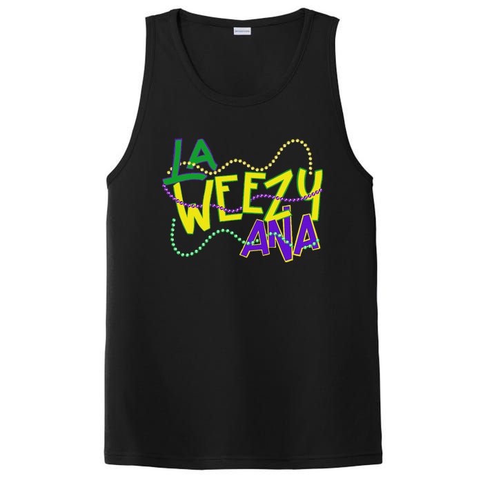 La Weezy Ana Mardi Gras Louisiana Fat Tuesday New Orleans PosiCharge Competitor Tank