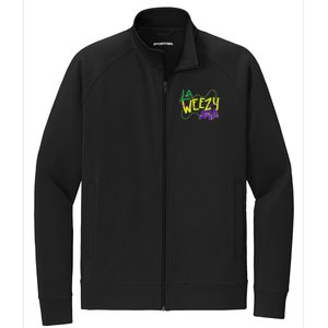 La Weezy Ana Mardi Gras Louisiana Fat Tuesday New Orleans Stretch Full-Zip Cadet Jacket