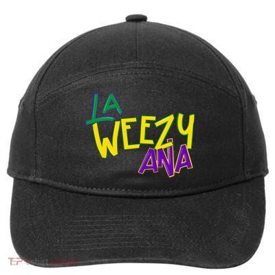 La Weezy Ana Mardi Gras 7-Panel Snapback Hat
