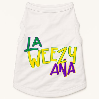 La Weezy Ana Mardi Gras Doggie Tank