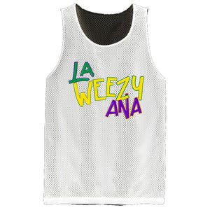 La Weezy Ana Mardi Gras Mesh Reversible Basketball Jersey Tank