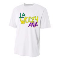 La Weezy Ana Mardi Gras Performance Sprint T-Shirt