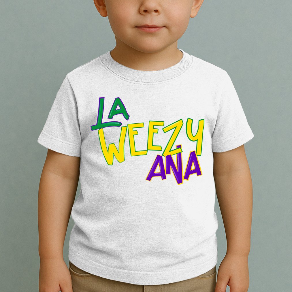 La Weezy Ana Mardi Gras Toddler T-Shirt