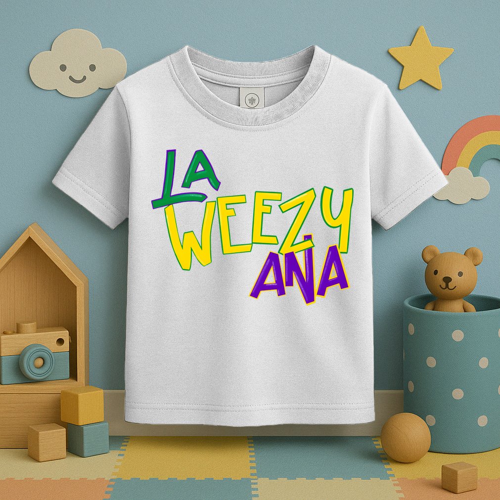 La Weezy Ana Mardi Gras Toddler T-Shirt