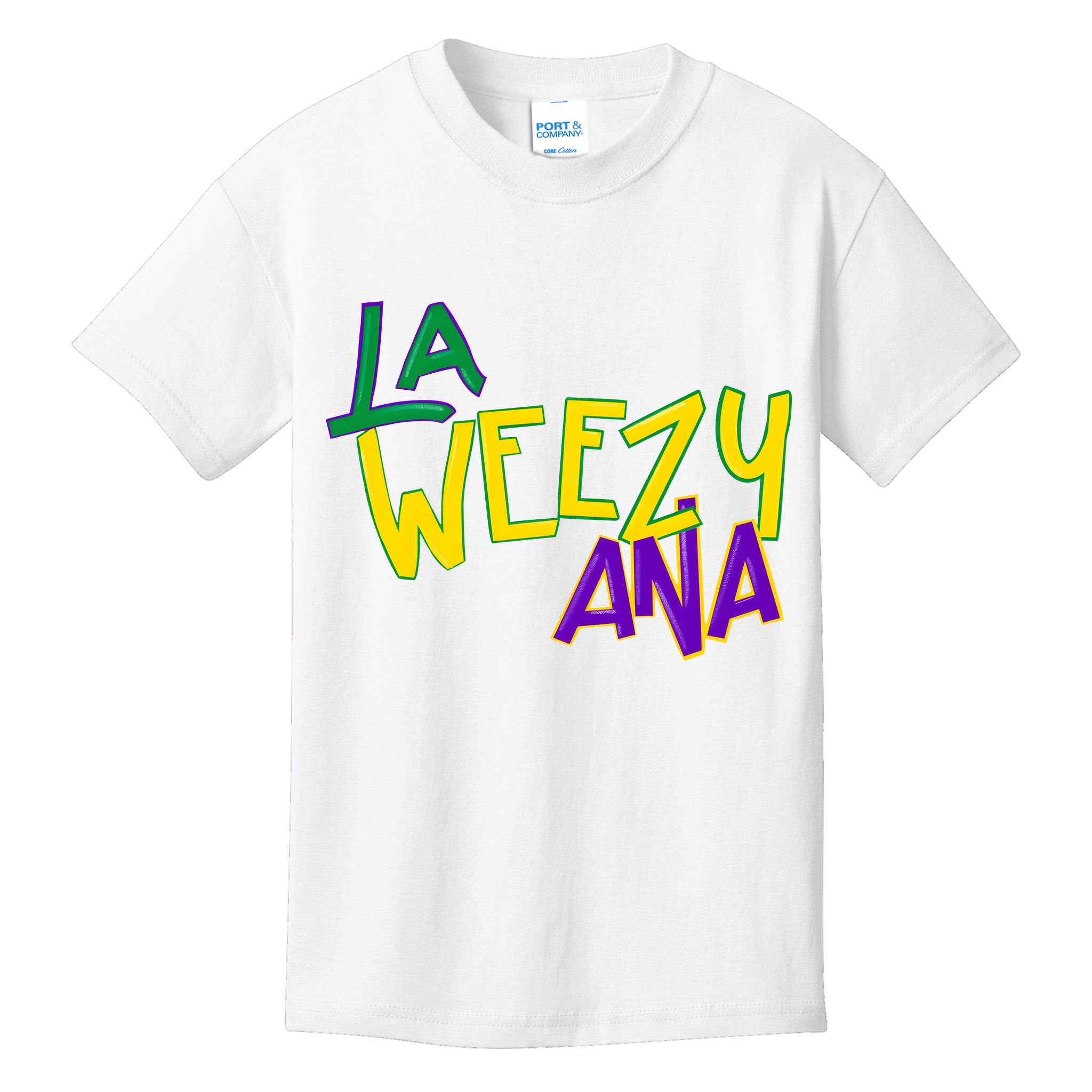 La Weezy Ana Mardi Gras Kids T-Shirt