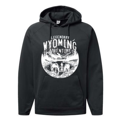 Legendary Wyoming Adventure 2024 Performance Fleece Hoodie