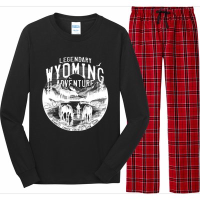 Legendary Wyoming Adventure 2024 Long Sleeve Pajama Set