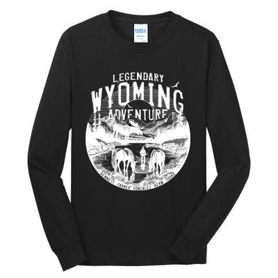 Legendary Wyoming Adventure 2024 Tall Long Sleeve T-Shirt