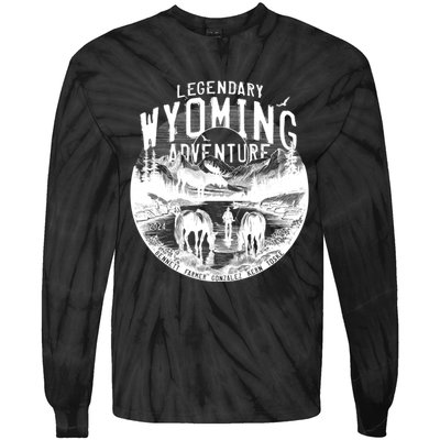 Legendary Wyoming Adventure 2024 Tie-Dye Long Sleeve Shirt