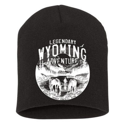 Legendary Wyoming Adventure 2024 Short Acrylic Beanie