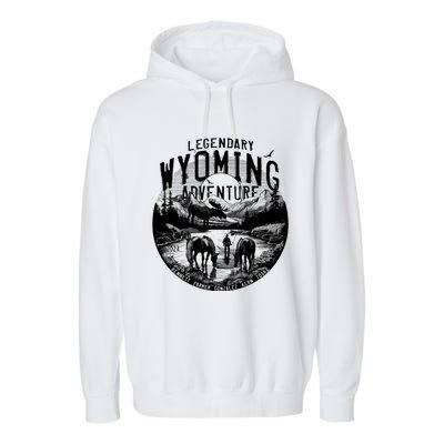 Legendary Wyoming Adventure 2024 Garment-Dyed Fleece Hoodie