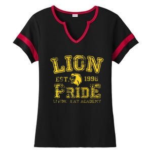 Living Way Academy Lion Pride Ladies Halftime Notch Neck Tee