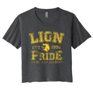 Living Way Academy Lion Pride Women's Crop Top Tee