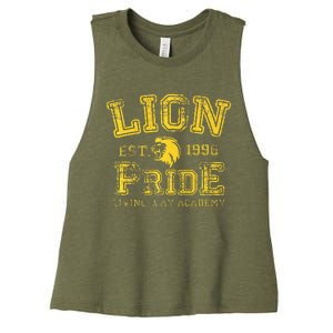 Living Way Academy Lion Pride Women's Racerback Cropped Tank