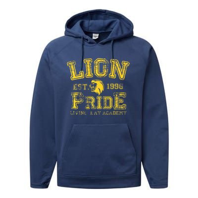 Living Way Academy Lion Pride Performance Fleece Hoodie