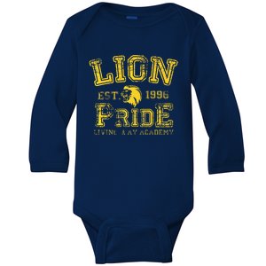 Living Way Academy Lion Pride Baby Long Sleeve Bodysuit