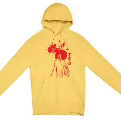 Lone Wolf And Cub Premium Pullover Hoodie