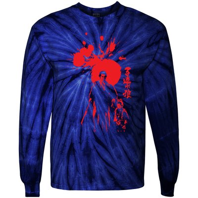 Lone Wolf And Cub Tie-Dye Long Sleeve Shirt