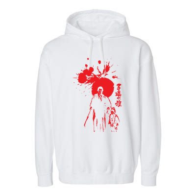 Lone Wolf And Cub Garment-Dyed Fleece Hoodie