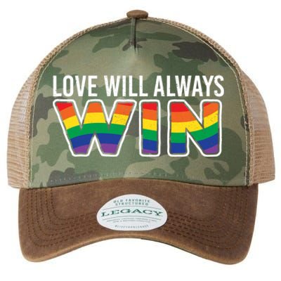 Love Will Always Win Homo Supporter Acceptance Heart Gift Legacy Tie Dye Trucker Hat