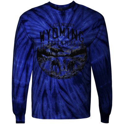 Legendary Wyoming Adventure 2024 Tie-Dye Long Sleeve Shirt