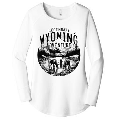 Legendary Wyoming Adventure 2024 Women's Perfect Tri Tunic Long Sleeve Shirt