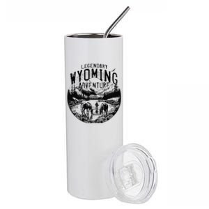 Legendary Wyoming Adventure 2024 Stainless Steel Tumbler