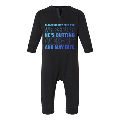 Ll Wrestlers And Wrestling Lovers Wrestling Gift Infant Fleece One Piece