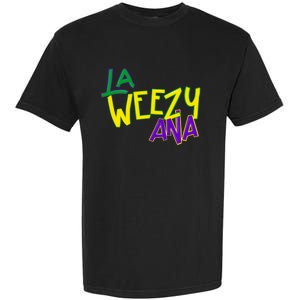 La Weezy Ana Mardi Gras Louisiana Fat Tuesday Garment-Dyed Heavyweight T-Shirt