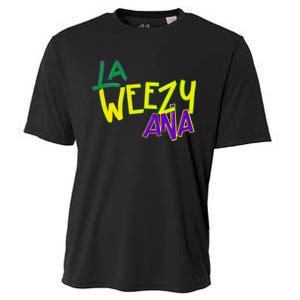 La Weezy Ana Mardi Gras Louisiana Fat Tuesday Cooling Performance Crew T-Shirt