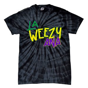 La Weezy Ana Mardi Gras Louisiana Fat Tuesday Tie-Dye T-Shirt