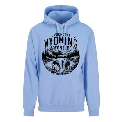 Legendary Wyoming Adventure 2024 Unisex Surf Hoodie