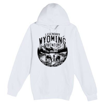 Legendary Wyoming Adventure 2024 Premium Pullover Hoodie