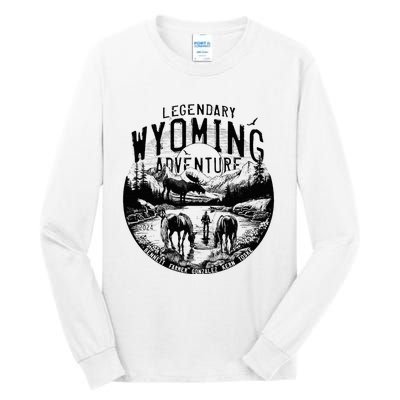 Legendary Wyoming Adventure 2024 Tall Long Sleeve T-Shirt