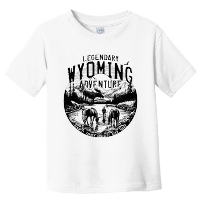 Legendary Wyoming Adventure 2024 Toddler T-Shirt