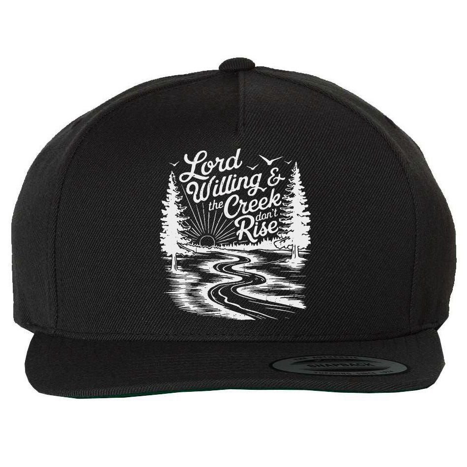 Lord Willin And The Creek DonT Rise Wool Snapback Cap