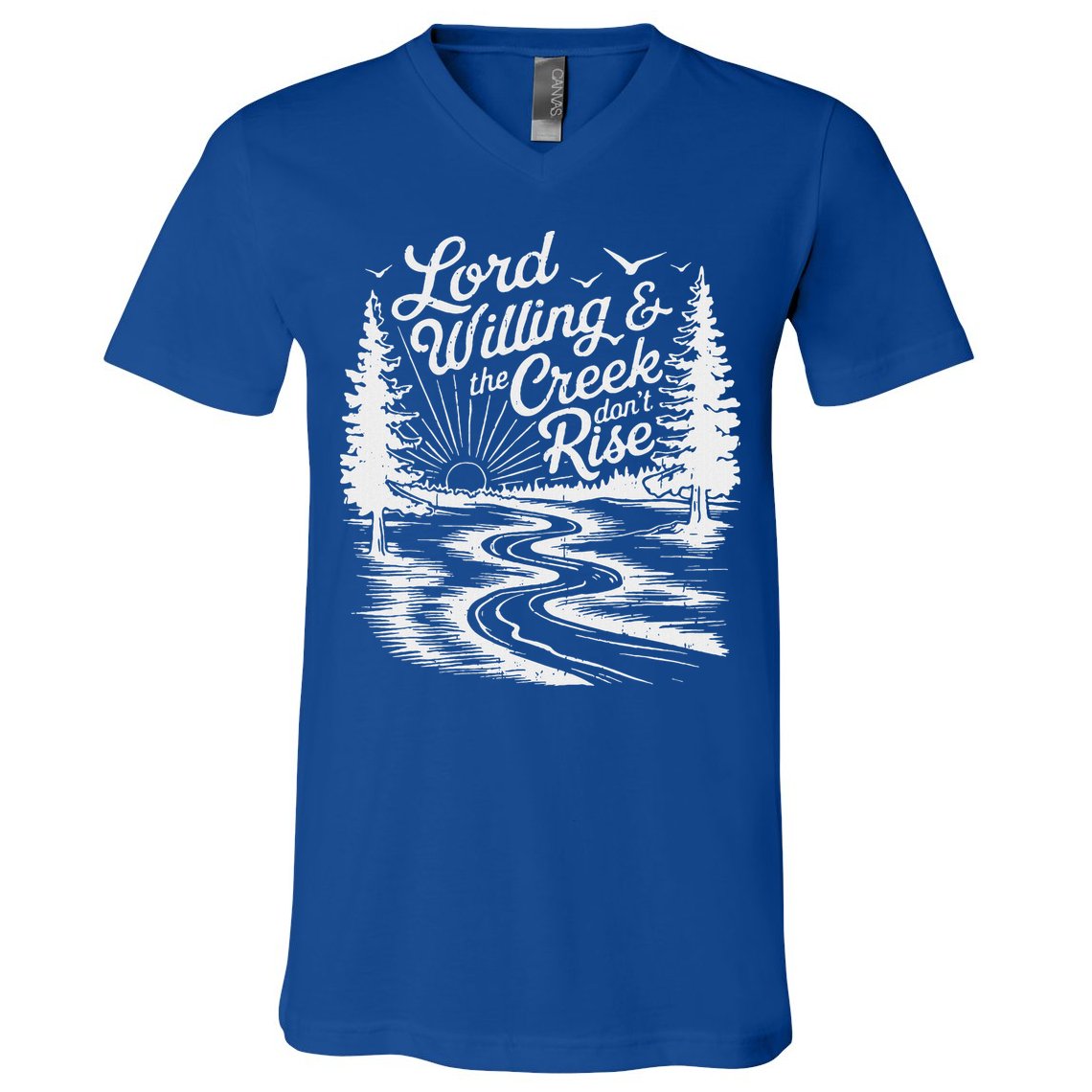 Lord Willin And The Creek DonT Rise V-Neck T-Shirt
