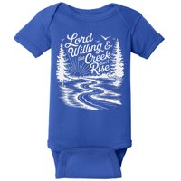 Lord Willin And The Creek DonT Rise Baby Bodysuit