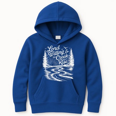 Lord Willin And The Creek DonT Rise Kids Hoodie