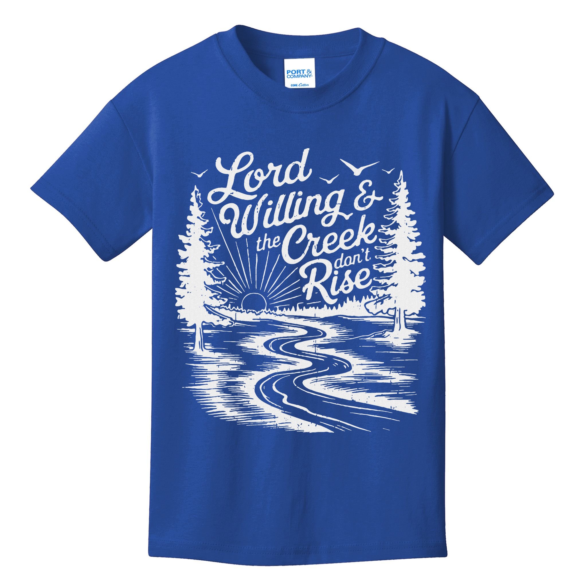 Lord Willin And The Creek DonT Rise Kids T-Shirt
