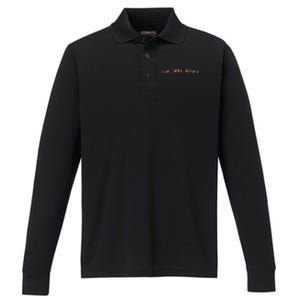 Love Wins Always Gift Great Gift Performance Long Sleeve Polo