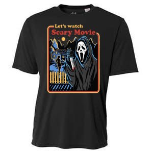 Let's Watch A Scary Movie Funny Halloween Cooling Performance Crew T-Shirt