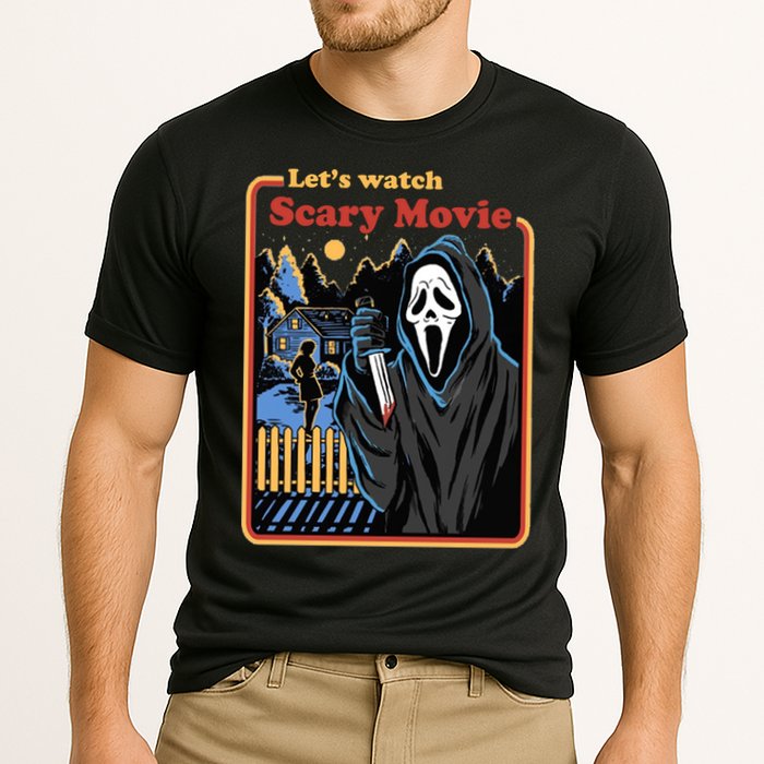 Let's Watch A Scary Movie Funny Halloween Performance Shirt